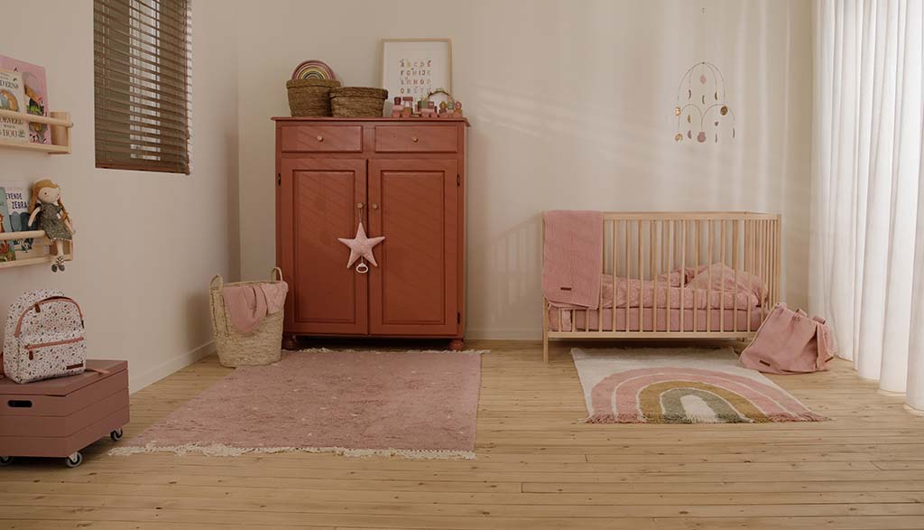 Little Dutch pehme tekike ´Wild Flowers Pink´ 120×120 - Image 2