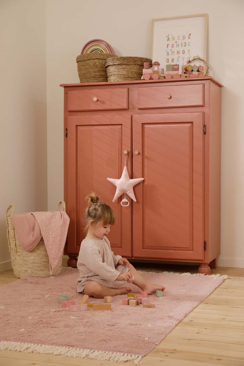 Little Dutch pehme tekike ´Wild Flowers Pink´ 120×120 - Image 3