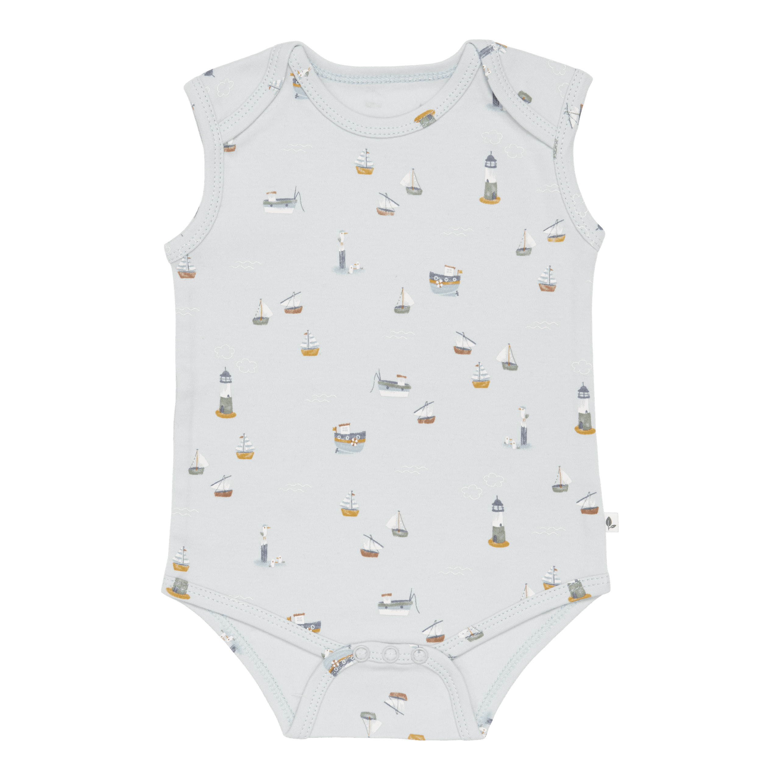 Little Dutch bodi varrukateta ´Sailors Bay Blue´ 74/80