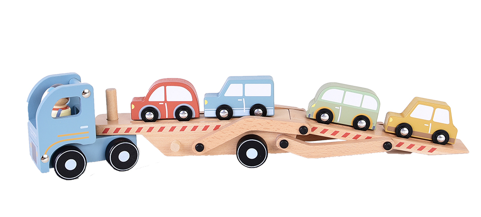 Little Dutch Puidust treilerauto FSC - Image 7