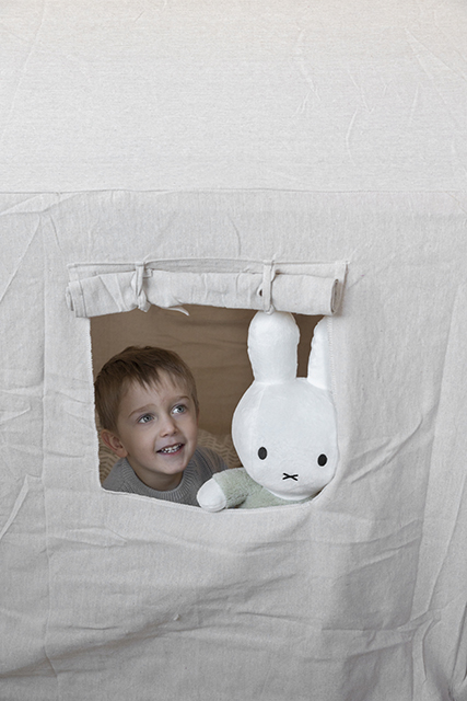 Little Dutch kaisujänku Miffy 35 cm ´Fluffy Green´ - Image 5