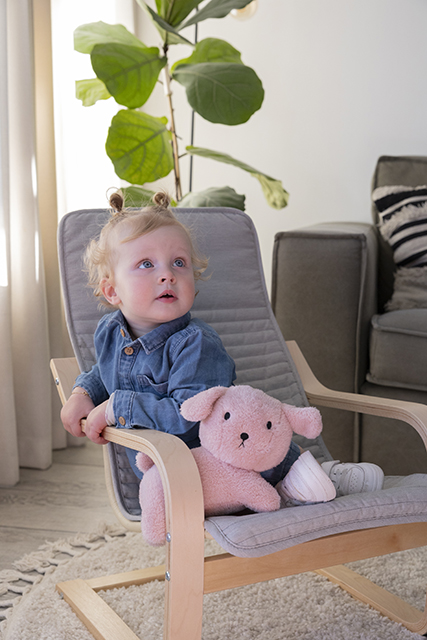 Little Dutch kaisukutsu Snuffie 25 cm ´Fluffy Pink´ - Image 6