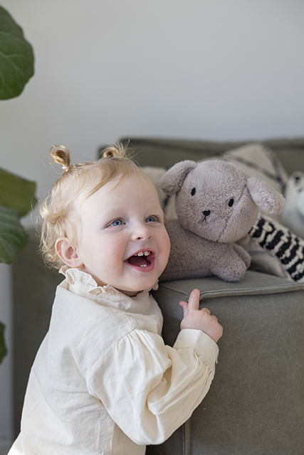 Little Dutch kaisukutsu Snuffie 25 cm ´Fluffy Taupe´ - Image 7