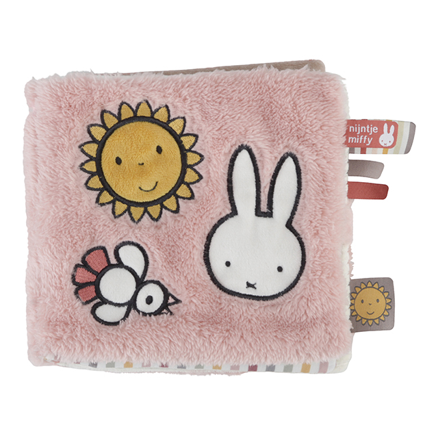 Little Dutch pehme mänguraamat ´Miffy Fluffy Pink´