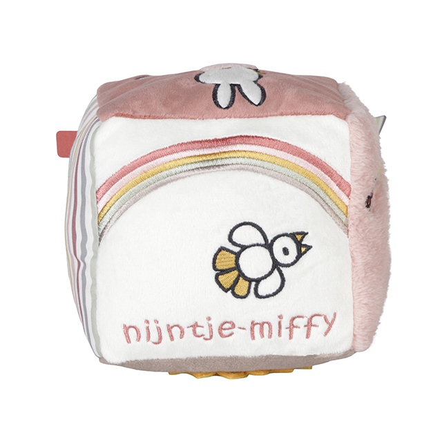 Little Dutch pehme tegevuskuubik ´Miffy Fluffy Pink´ - Image 3