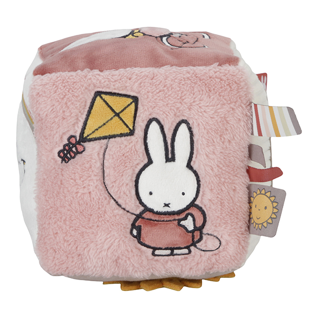Little Dutch pehme tegevuskuubik ´Miffy Fluffy Pink´ - Image 4