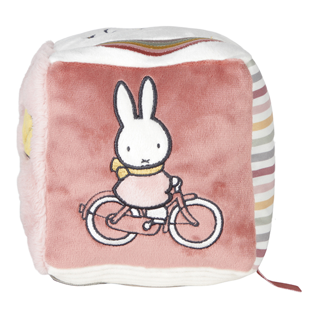Little Dutch pehme tegevuskuubik ´Miffy Fluffy Pink´ - Image 7