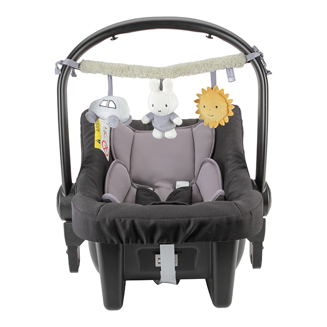 Little Dutch vankri ja turvatooli mänguasi ´Miffy Fluffy Blue´ - Image 3