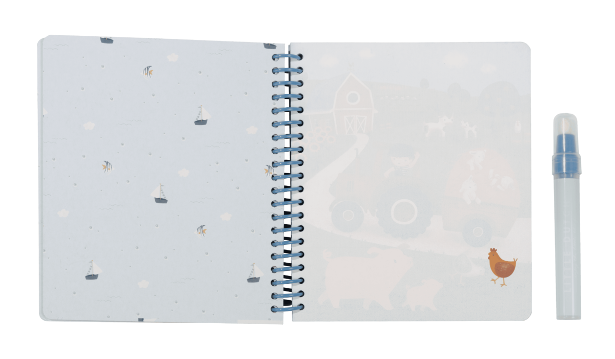 Little Dutch veepliiatsiga värviraamat ´Jim & Friends´ - Image 6