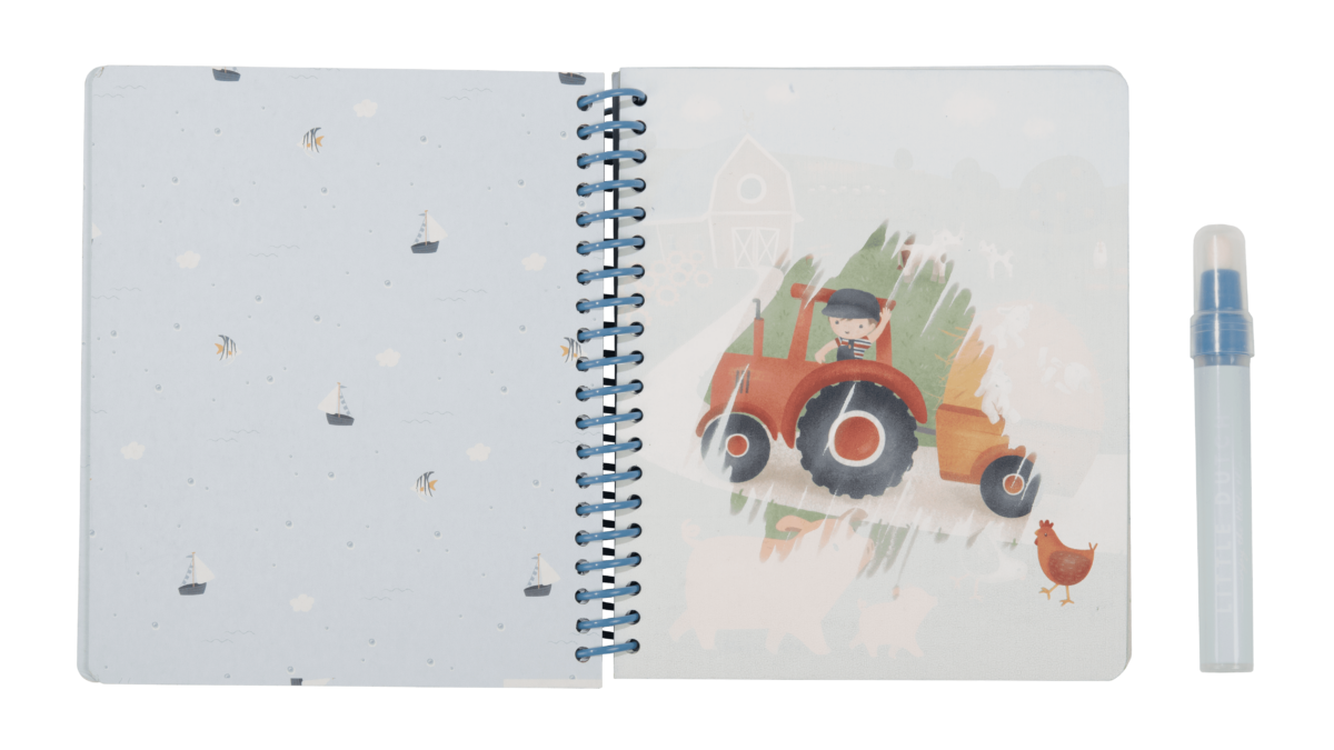 Little Dutch veepliiatsiga värviraamat ´Jim & Friends´ - Image 7