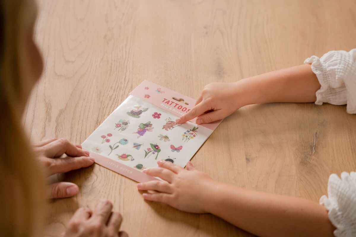 Little Dutch tätoveeringute komplekt ´Rosa & Friends´ - Image 3