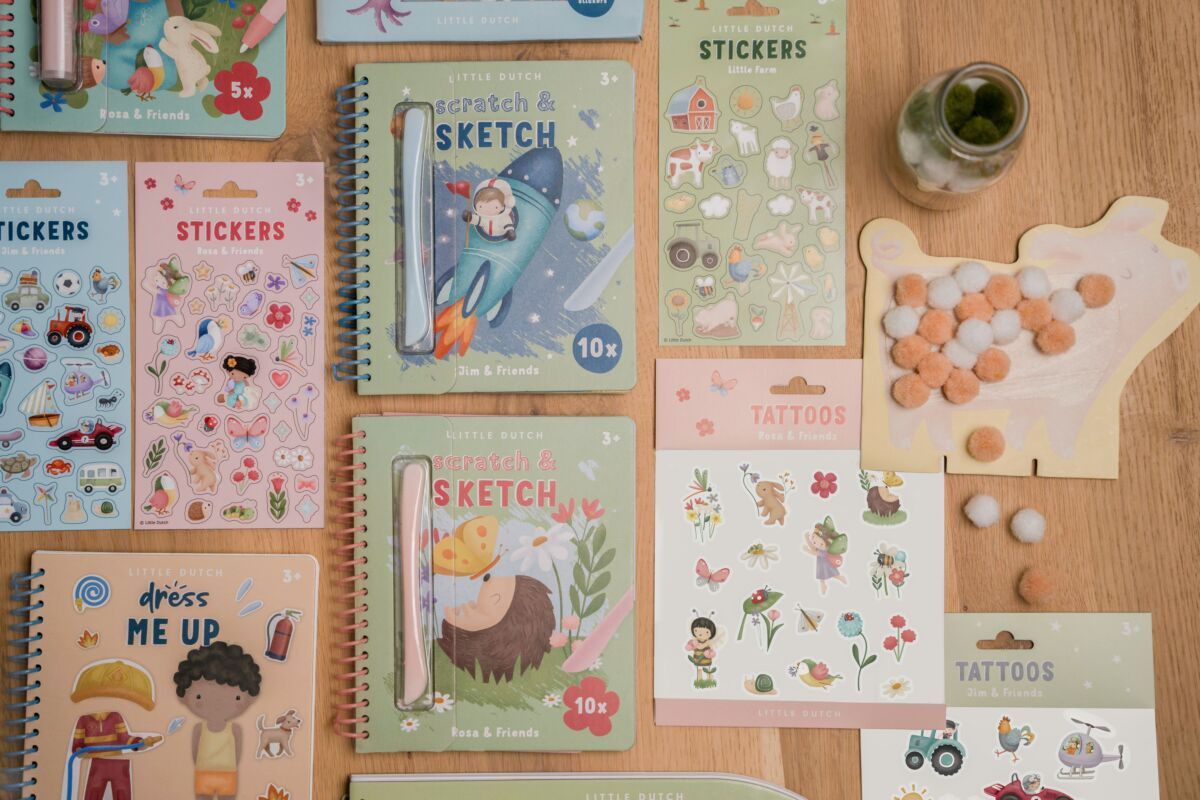 Little Dutch tätoveeringute komplekt ´Rosa & Friends´ - Image 8