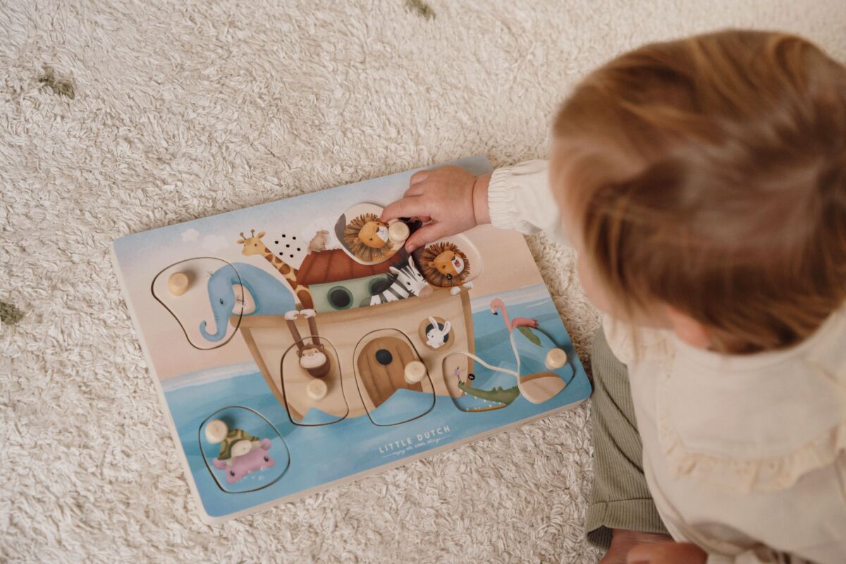 Little Dutch puidust pusle heliga ´Noa laev´ FSC - Image 3