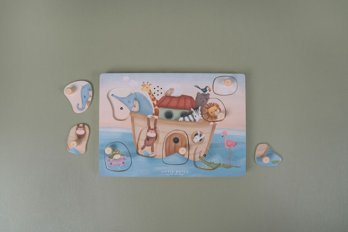 Little Dutch puidust pusle heliga ´Noa laev´ FSC - Image 8