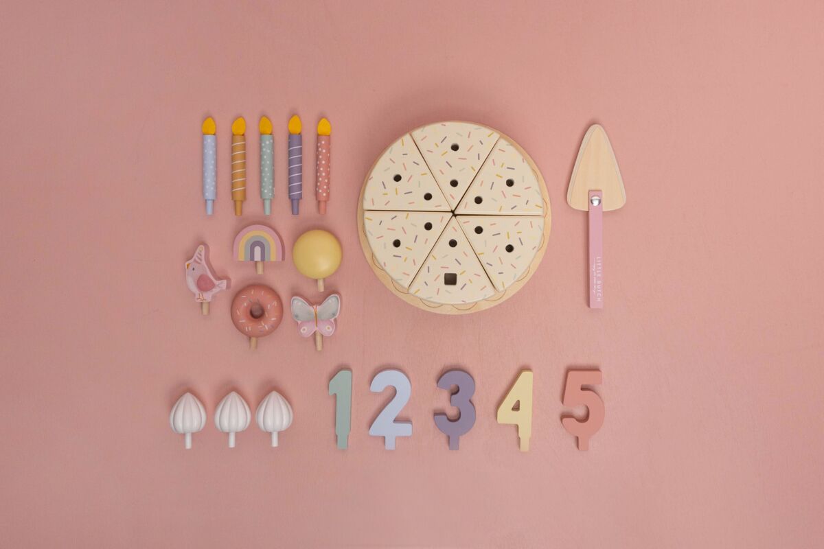 Little Dutch puidust mängutort ´Pink´ FSC - Image 9