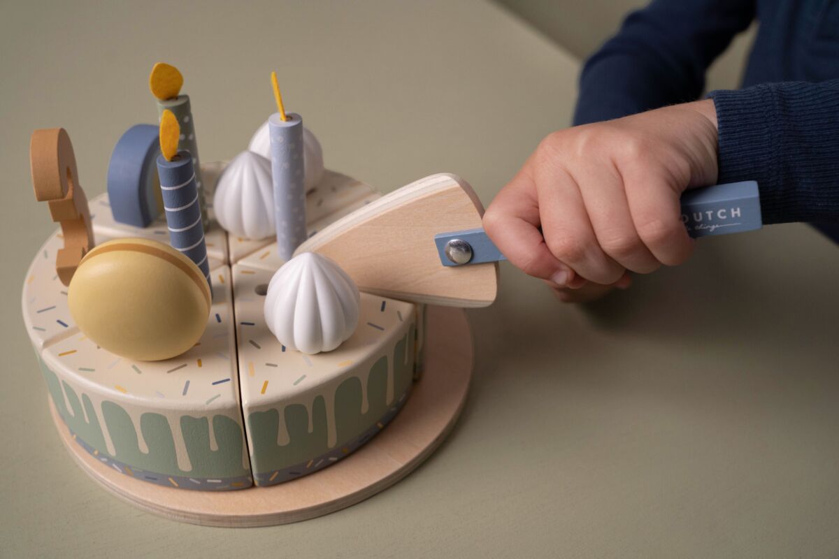 Little Dutch puidust mängutort ´Blue´ FSC - Image 6