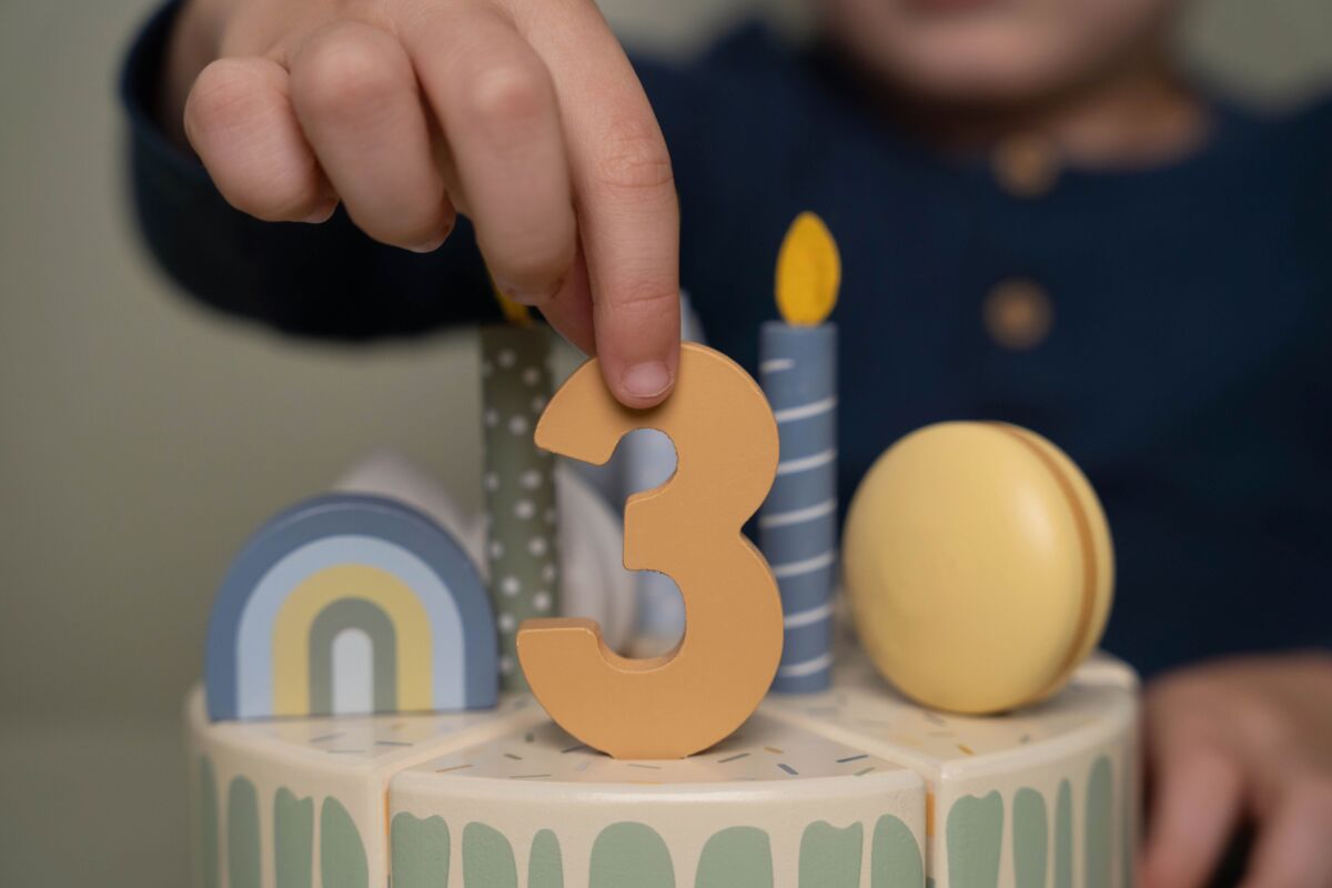 Little Dutch puidust mängutort ´Blue´ FSC - Image 4