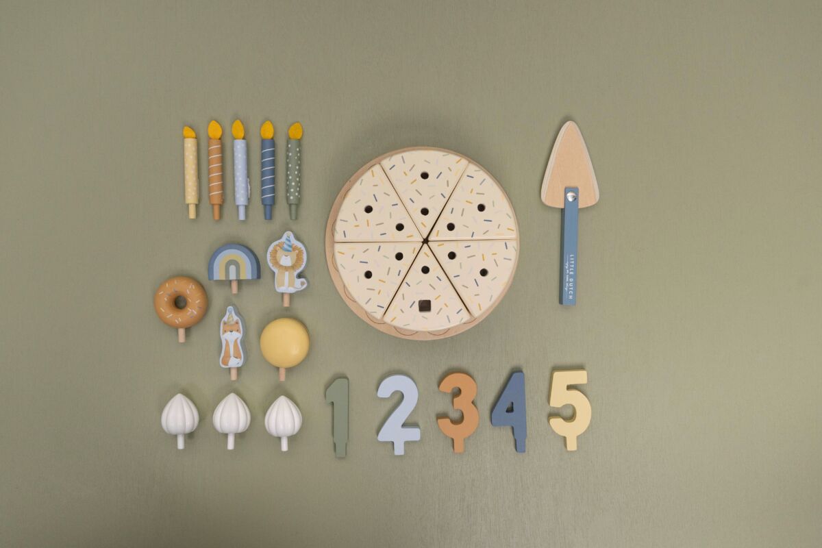 Little Dutch puidust mängutort ´Blue´ FSC - Image 9