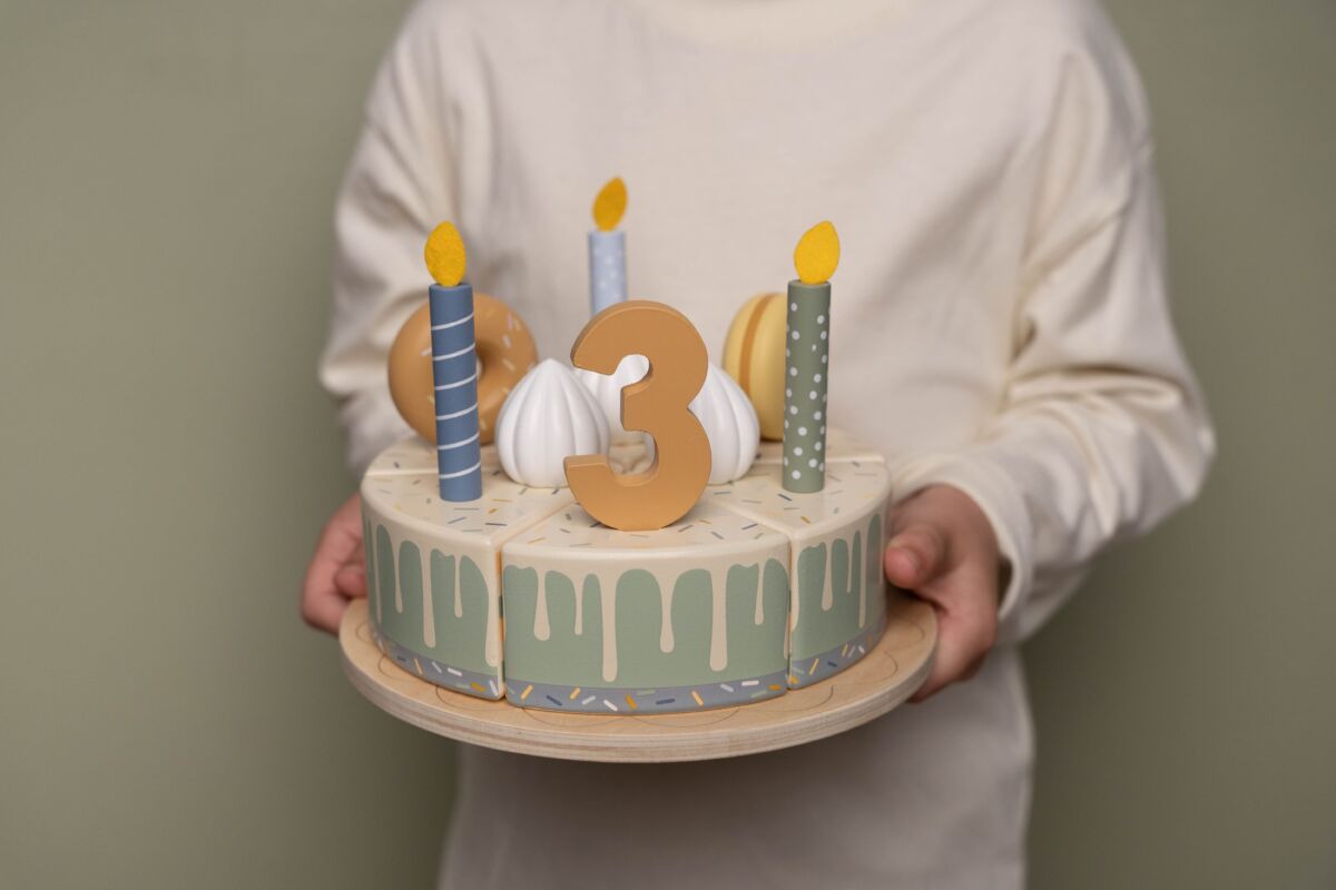 Little Dutch puidust mängutort ´Blue´ FSC - Image 5