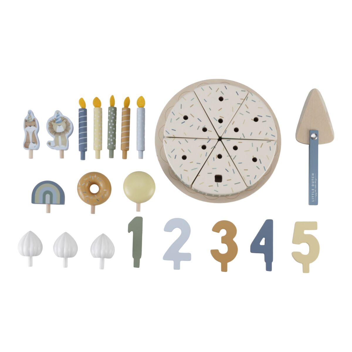 Little Dutch puidust mängutort ´Blue´ FSC - Image 2