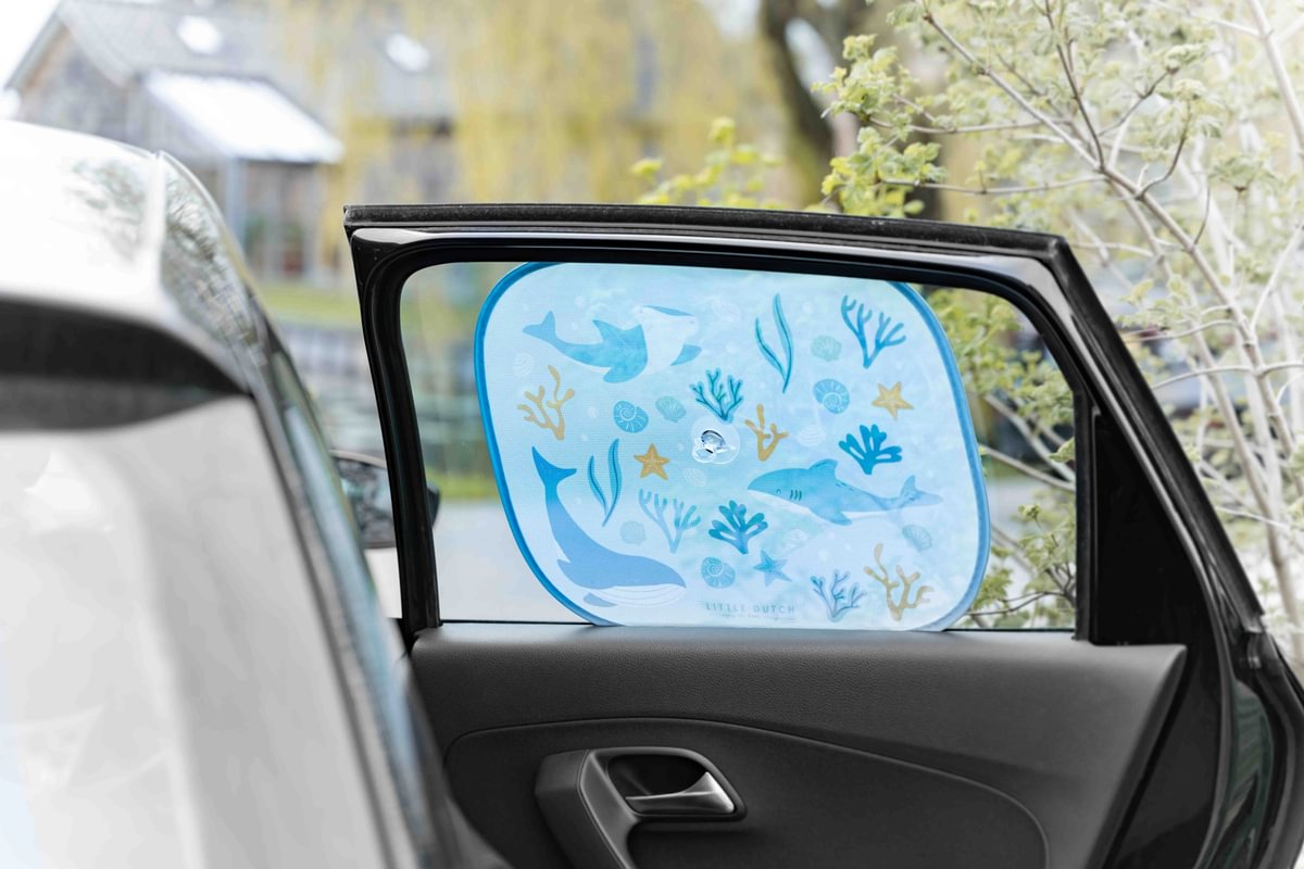 Little Dutch Päikesesirmid autosse ´Ocean Dreams Blue´ 2tk - Image 3