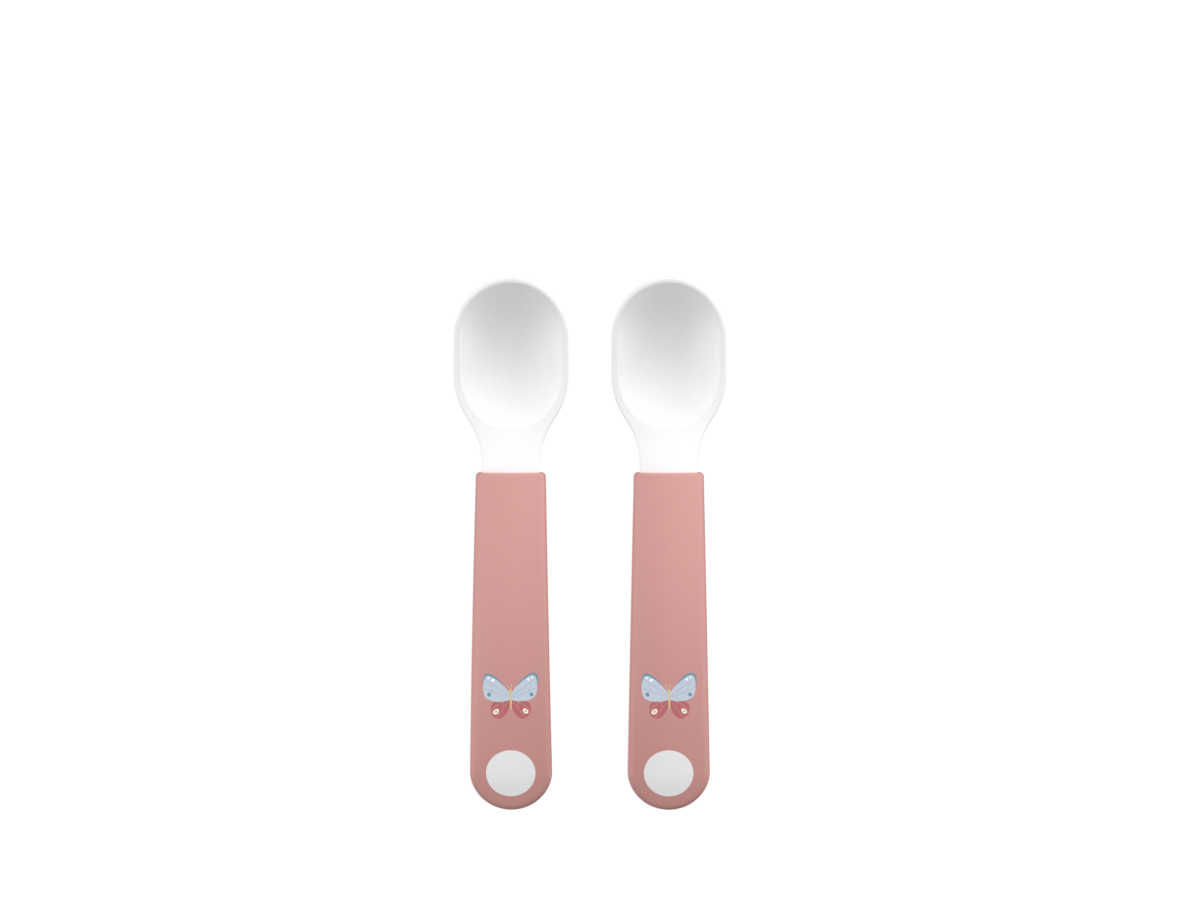 Little Dutch laste lusikate komplekt harjutamiseks 2 tk ´Flowers & Butterflies´