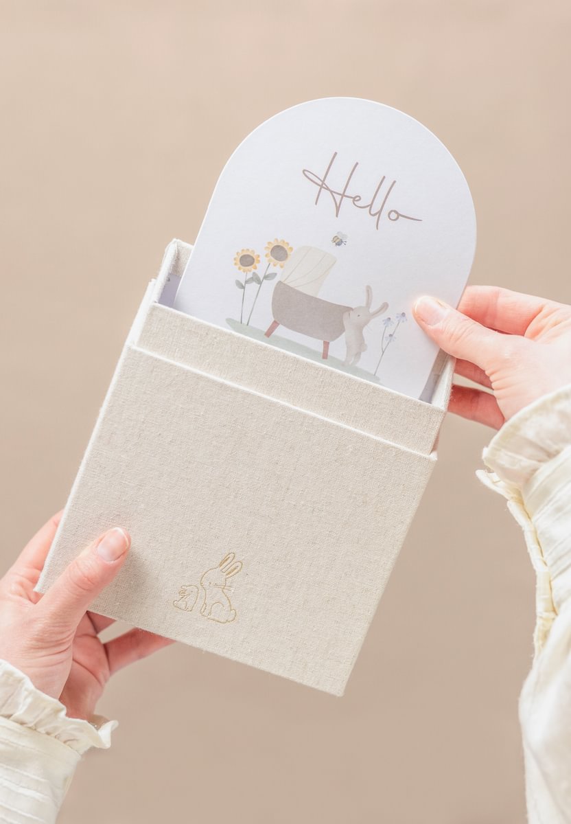 Little Dutch Beebikaardid tähtsate hetkede jaoks ´Baby Bunny´ FSC - Pilt 4