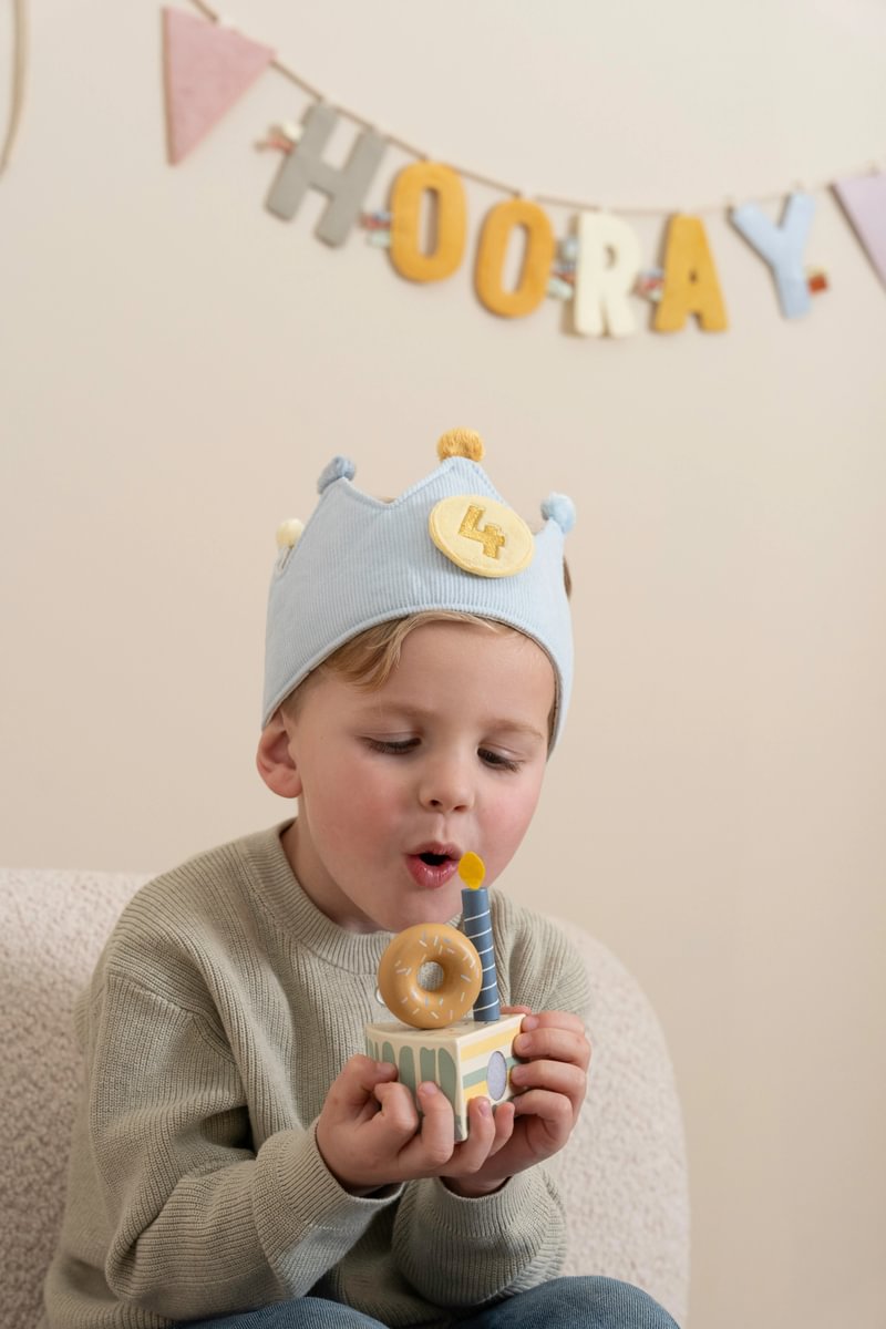 Little Dutch sünnipäeva kroon numbritega ´Blue´ - Pilt 7