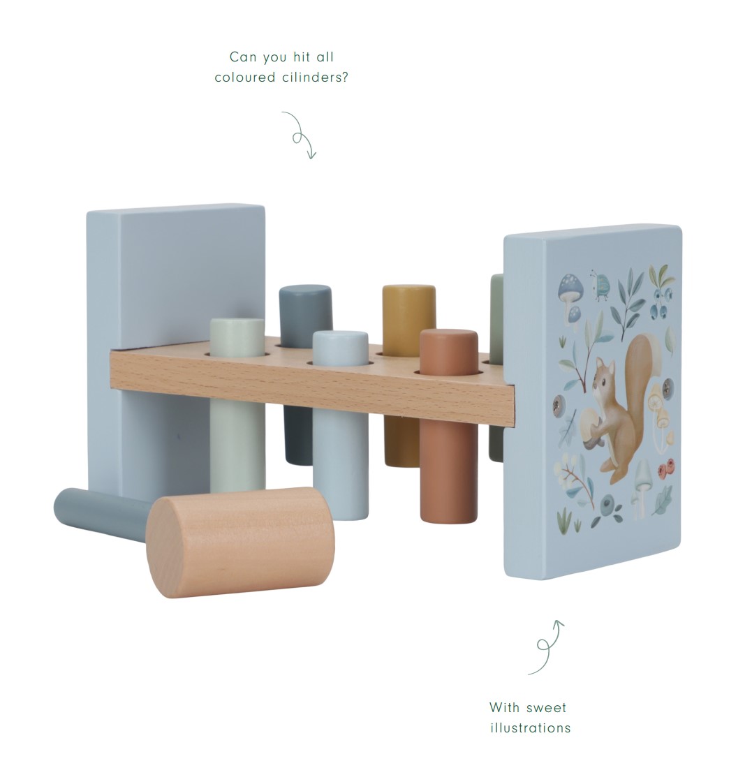 Little Dutch Haamripink ´Forest Friends´ FSC puidust - Image 14