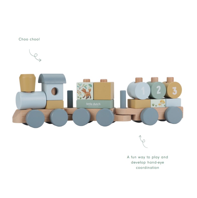 Little Dutch Mängurong ´Forest Friends´ FSC graveeringuga - Image 6