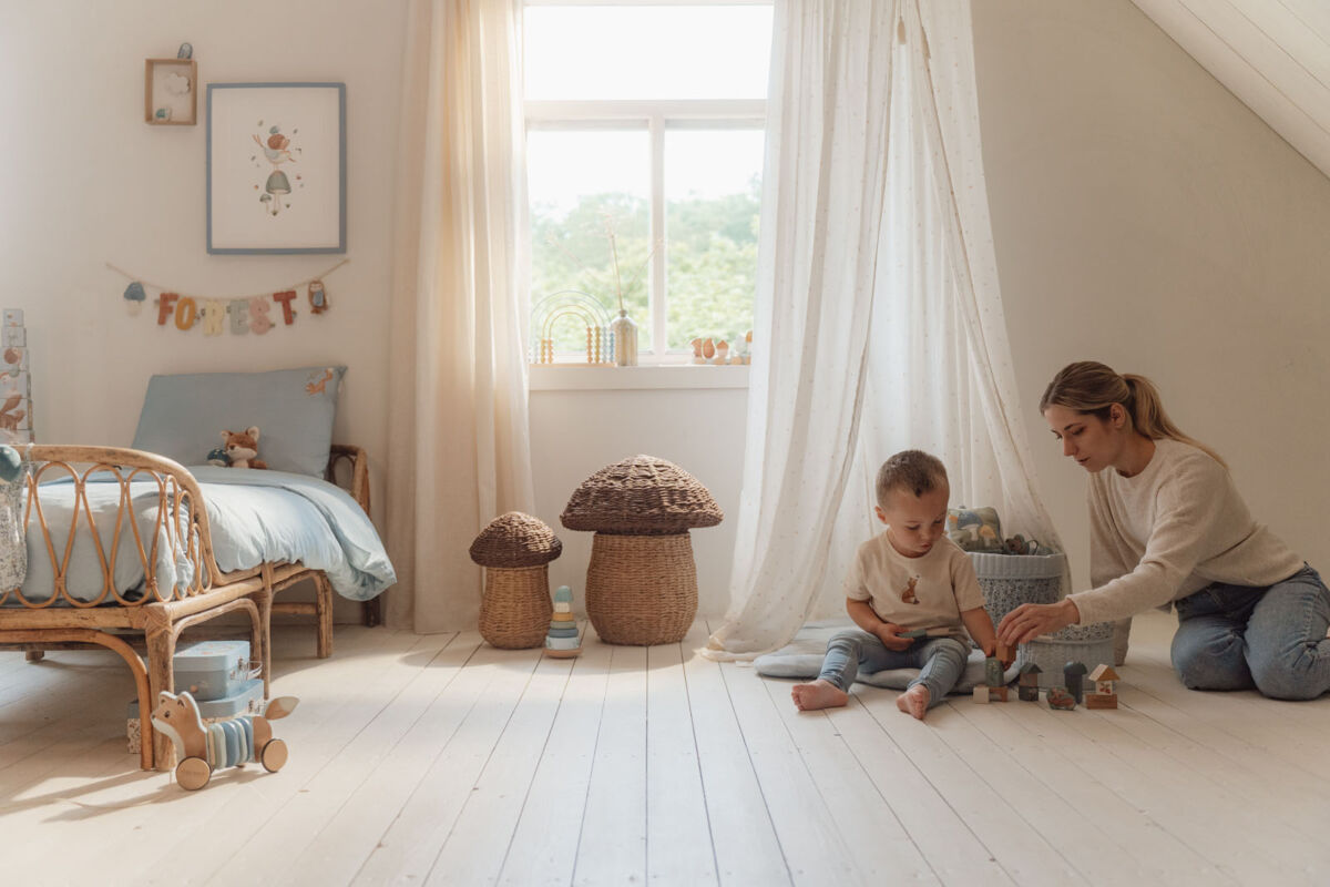 Little Dutch Mänguklotsid `Forest Friends´ FSC puidust - Image 12