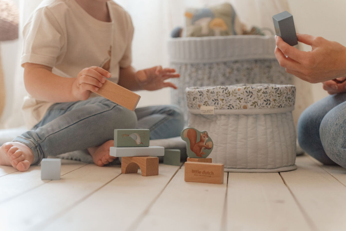 Little Dutch Mänguklotsid `Forest Friends´ FSC puidust - Image 9