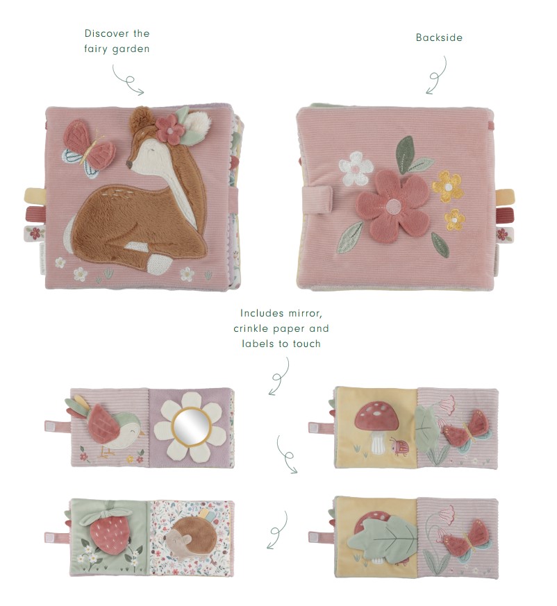 Little Dutch Mänguraamat pehme suur ´Fairy Garden´ GRS - Image 11