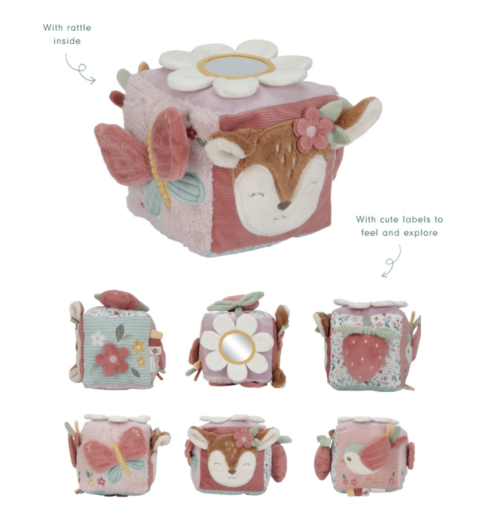 Little Dutch Pehme tegevuskuubik ´Fairy Garden´ GRS - Image 9