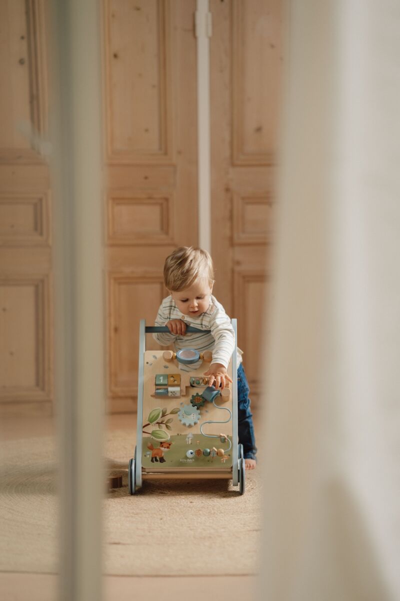 Little Dutch Multifunktsionaalne kõndimiskäru ´Forest Friends´ FSC puidust - Image 15