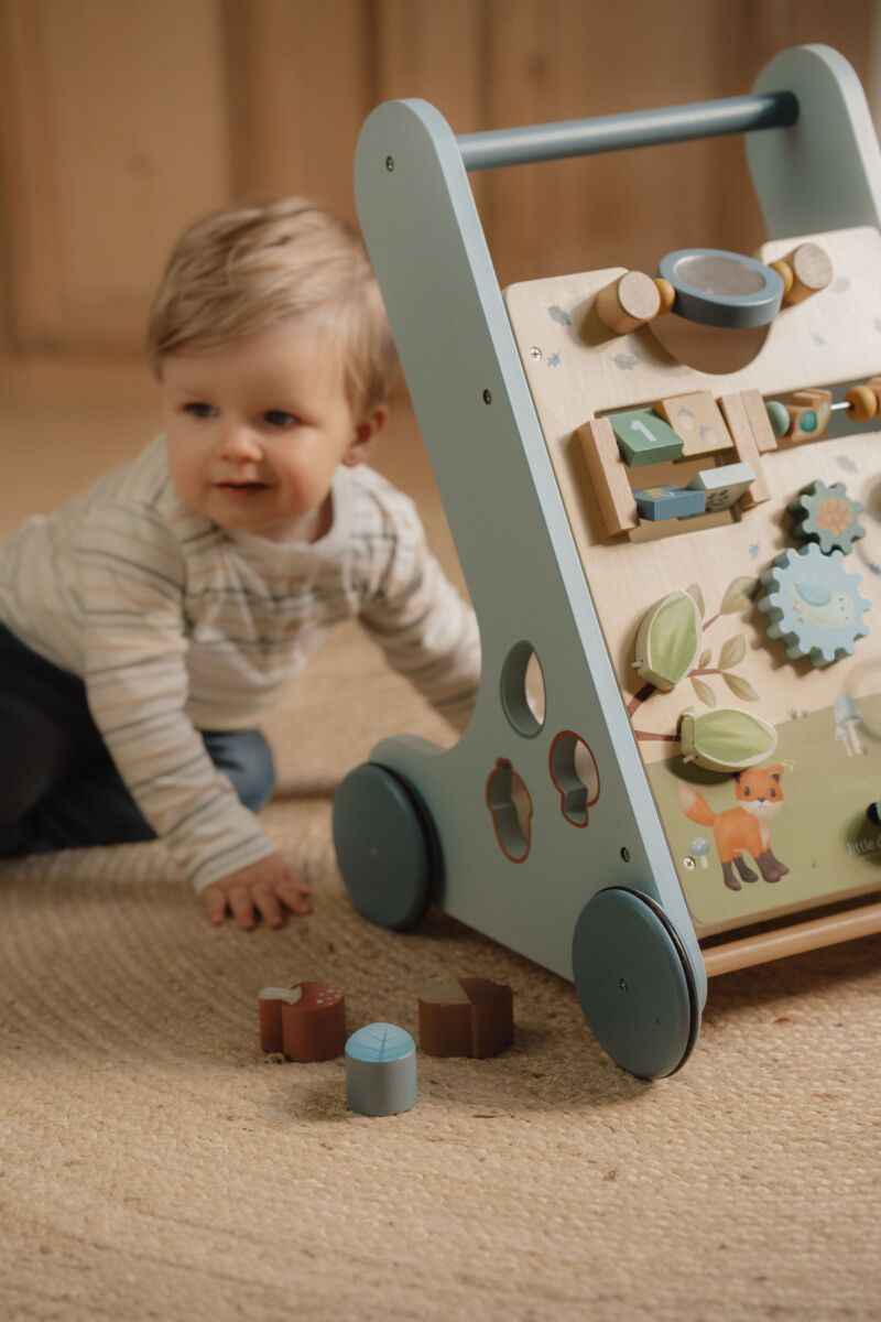 Little Dutch Multifunktsionaalne kõndimiskäru ´Forest Friends´ FSC puidust - Image 17