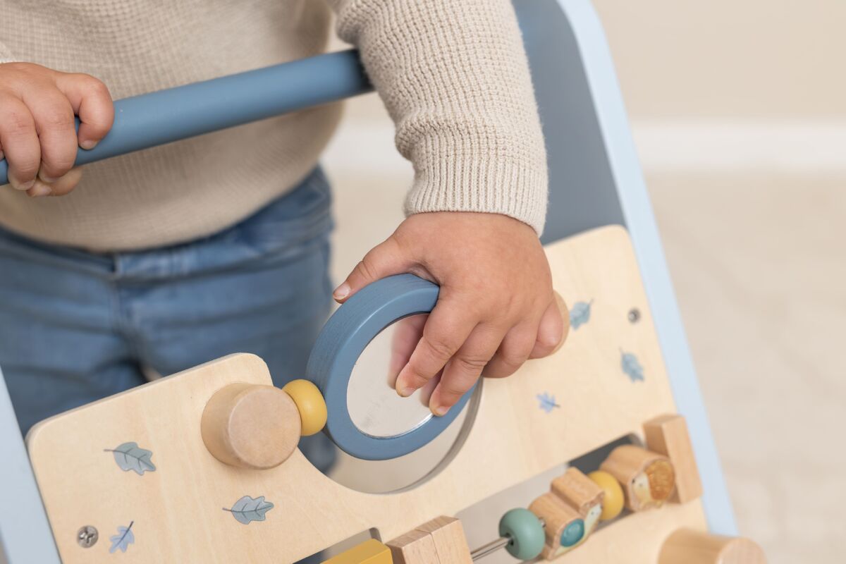 Little Dutch Multifunktsionaalne kõndimiskäru ´Forest Friends´ FSC puidust - Image 11