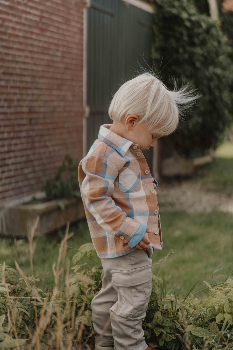 Little Dutch särk nööpidega ´Ice Blue Check` 80 - Image 4