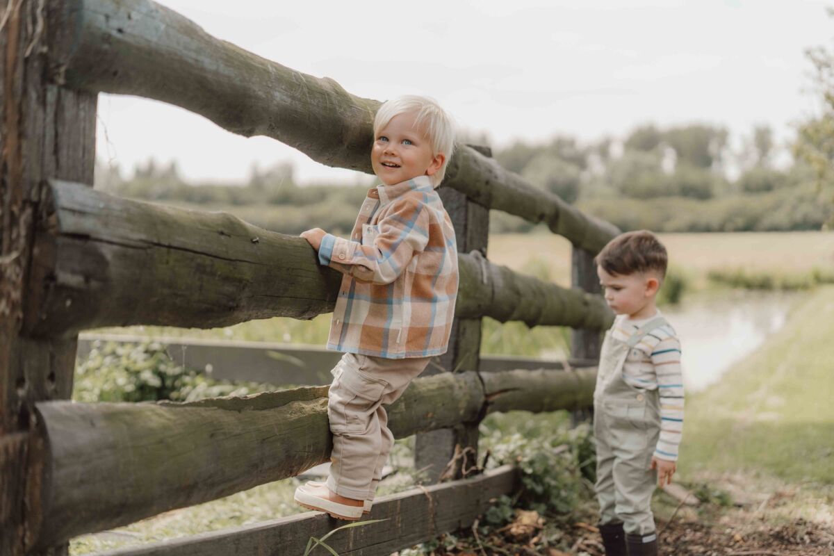 Little Dutch särk nööpidega ´Ice Blue Check` 80 - Image 6