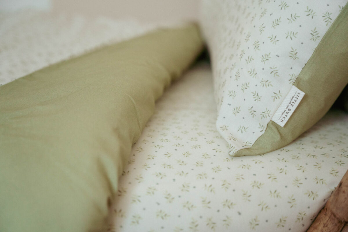 Little Dutch voodipesukomplekt ´Blueberry Leaves´ 100x140 cm + 40x60 cm - Image 2