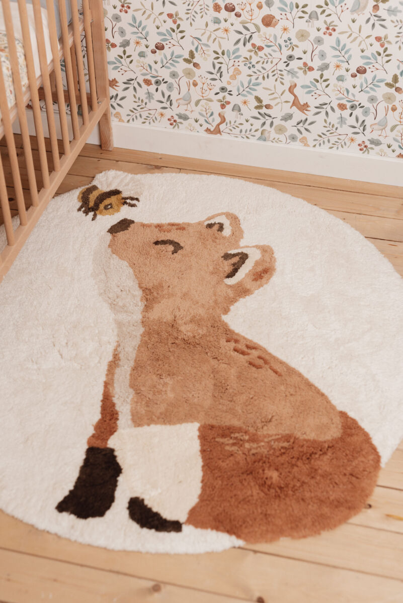 Little Dutch Vaip ´Rebane mesilasega´ 110×110 cm - Image 4