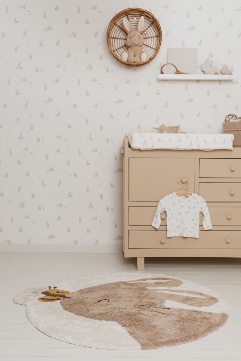 Little Dutch Vaip ´Jänku mesilasega´ 110×110 cm - Image 5