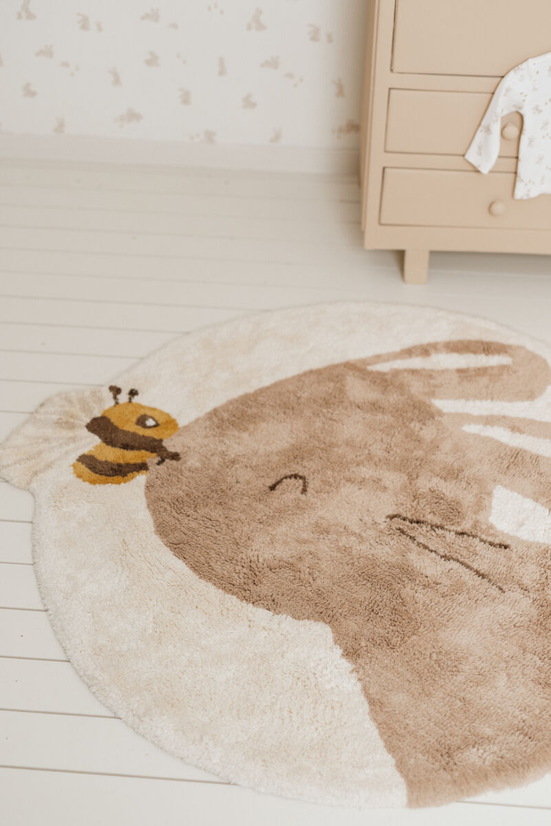 Little Dutch Vaip ´Jänku mesilasega´ 110×110 cm - Image 4