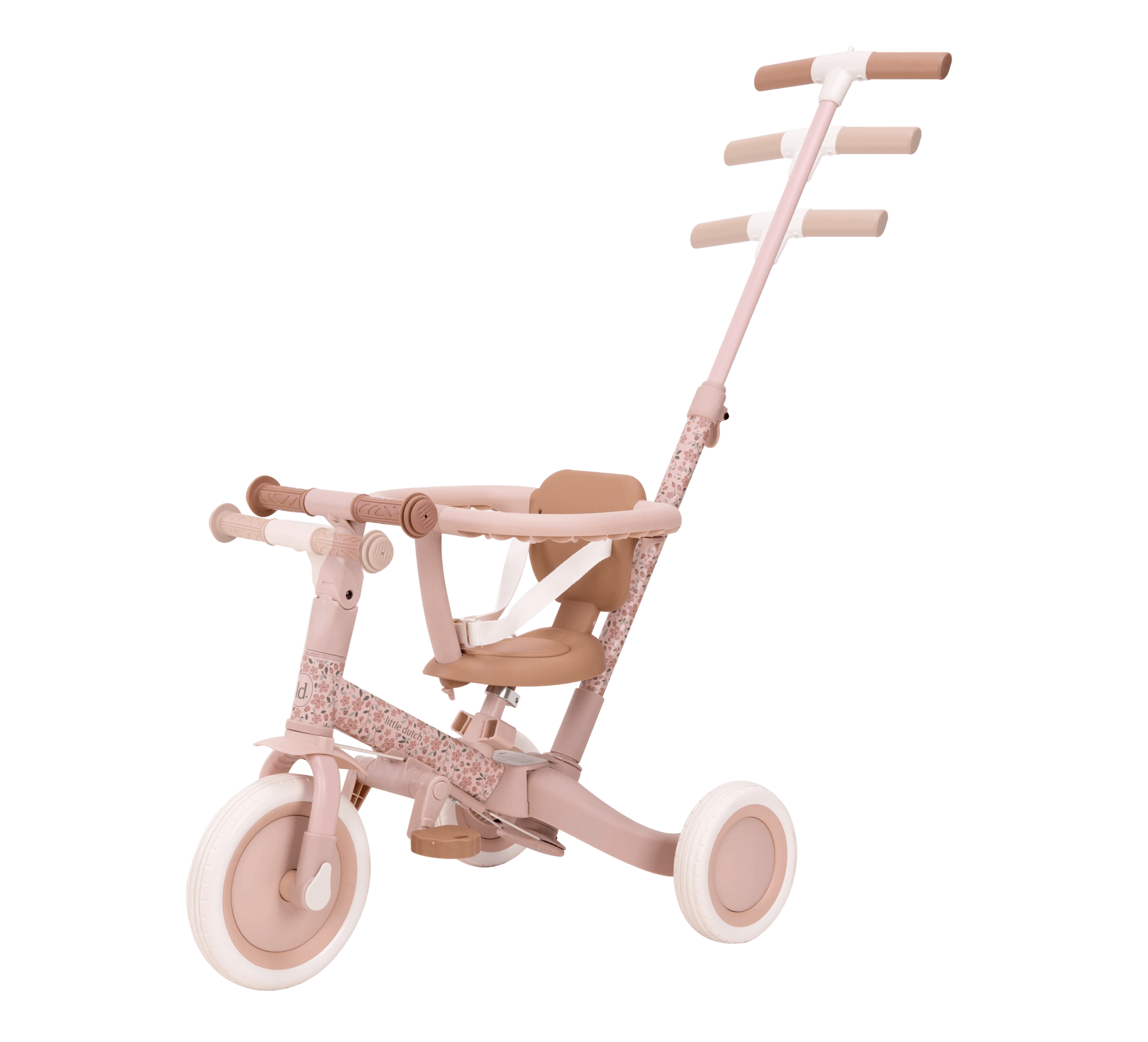 Little Dutch Jalgratas 4-ühes koos lükkesangaga ´Fairy Floral´ - Image 2