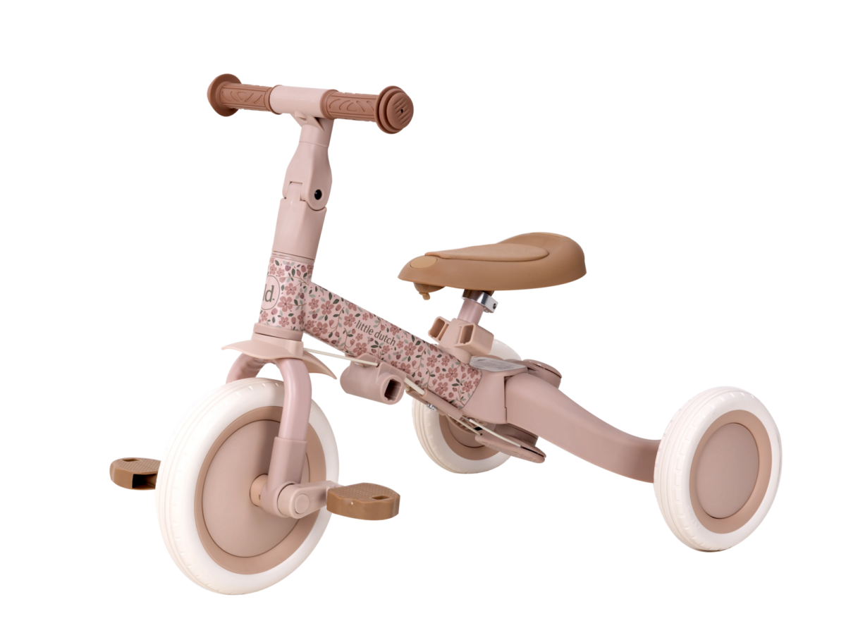 Little Dutch Jalgratas 4-ühes koos lükkesangaga ´Fairy Floral´ - Image 3