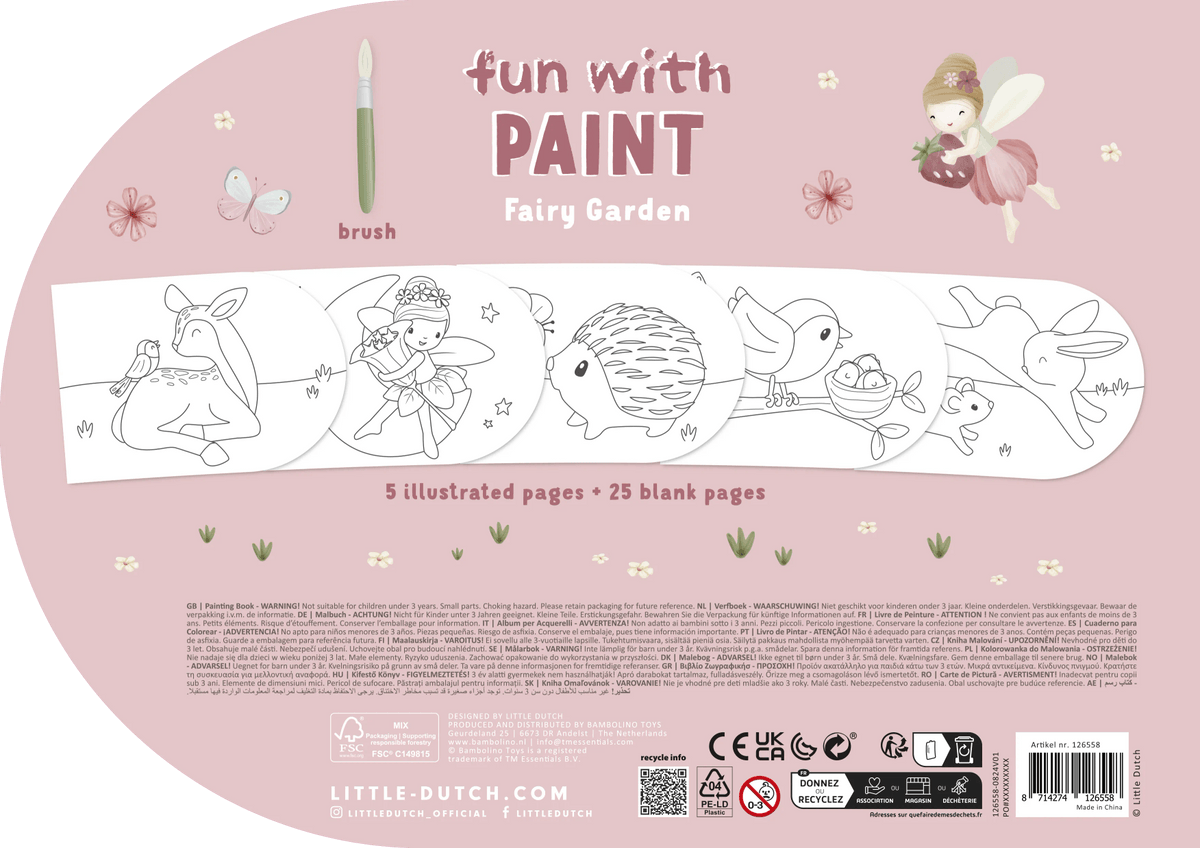 Little Dutch Maalimisraamat ´Fairy Garden´ - Image 3
