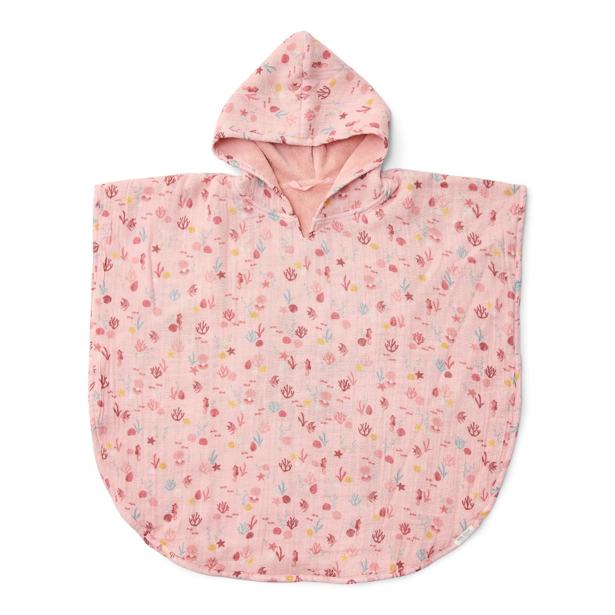 Little Dutch Pontšo rätik kapuutsiga ´Ocean Treasures´