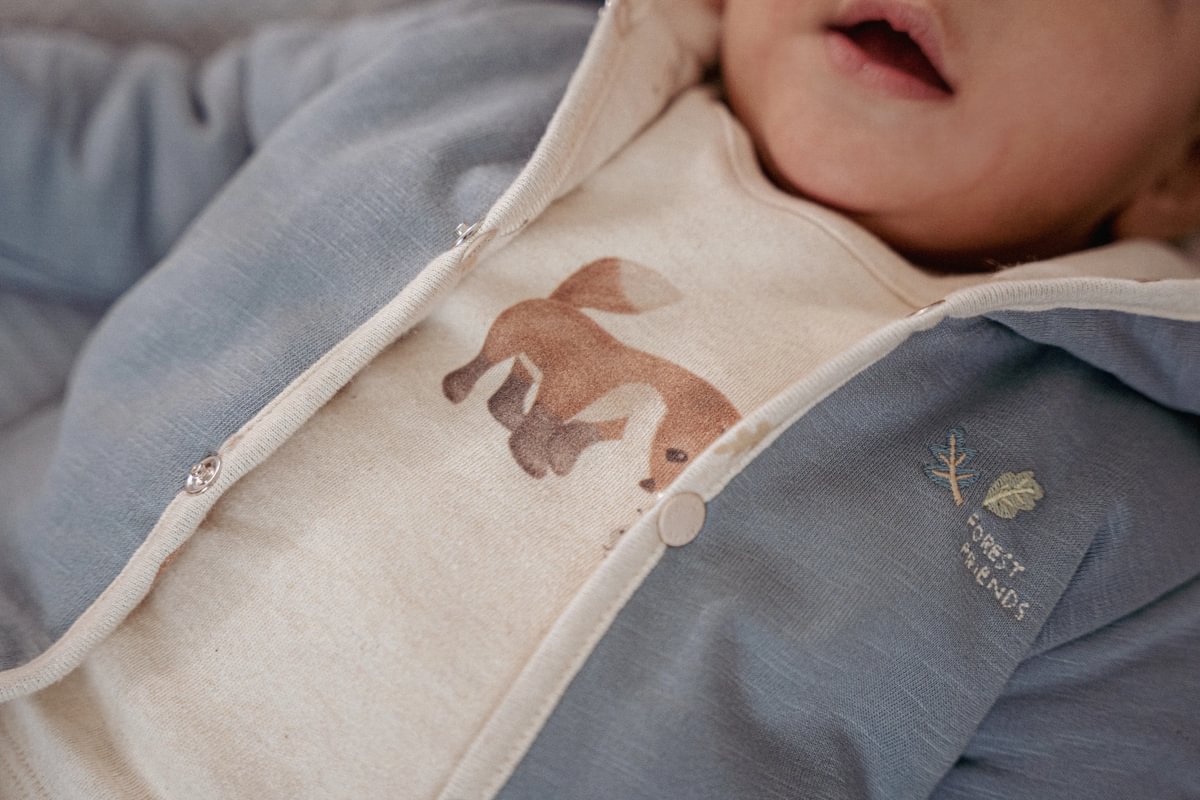 Little Dutch Jakk kahepoolne ´Forest Friends/Stone Blue´ 68 - Image 8