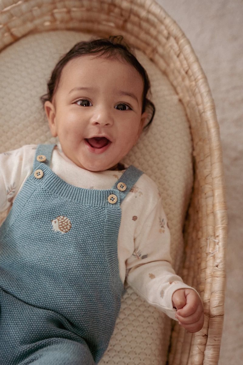 Little Dutch Särk pikkade varrukatega ´Forest Friends Sand´ 68 - Image 3