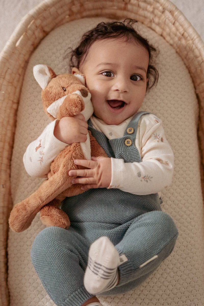 Little Dutch Särk pikkade varrukatega ´Forest Friends Sand´ 68 - Image 4